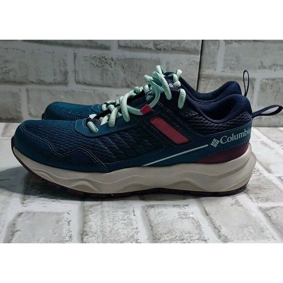 Columbia Ortholite Ecolt Women’s Tennis Shoe Sneakers Sz. 8.5 Turquoise /Pink - Picture 4 of 12